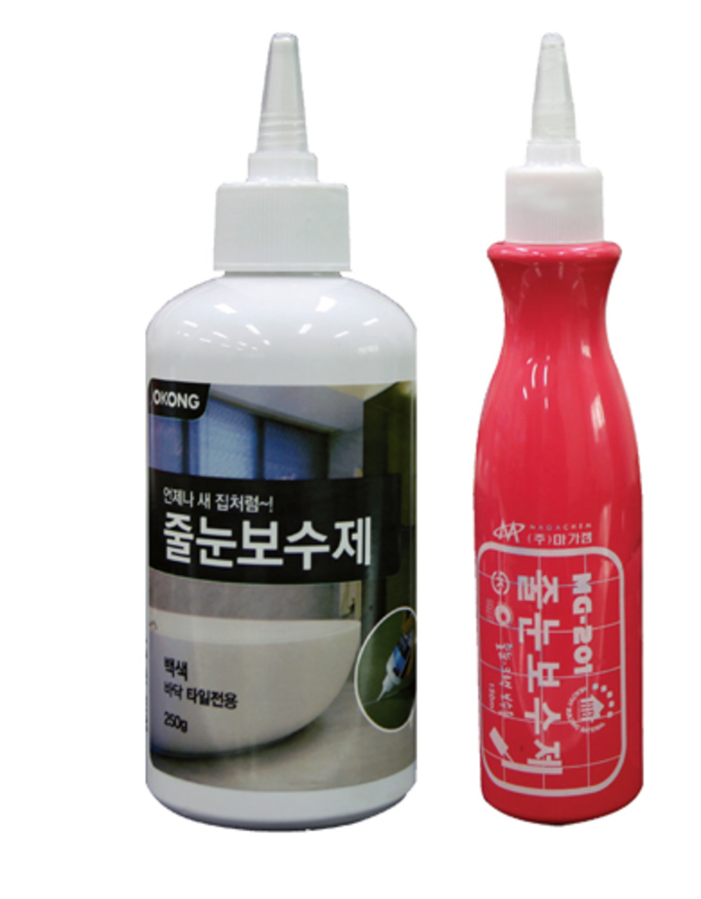 기존 글로벌테크 홈페이지의 줄눈보수제 제품